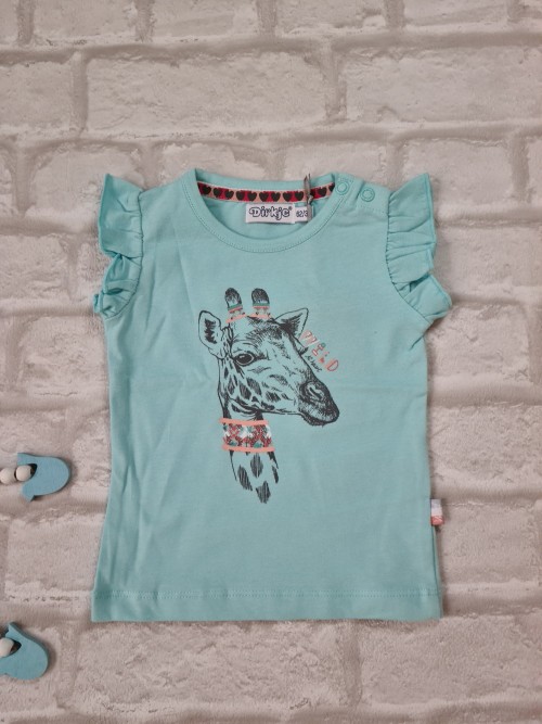 Tricou fete cu cap girafa